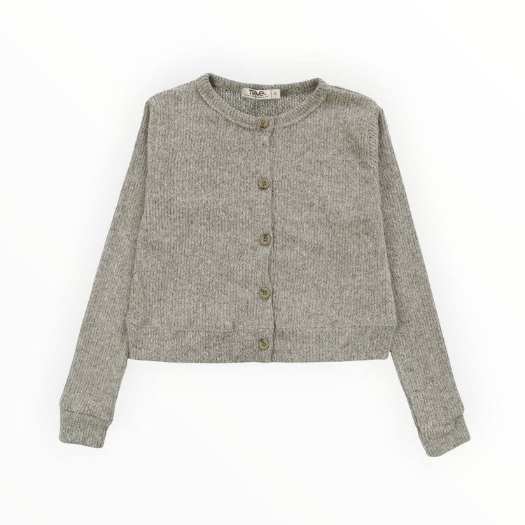 T2 Love Ribbed Hacci Cardigan