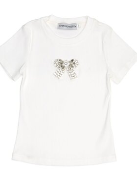 Mini Dreamers Esme Crystal Bow Tee