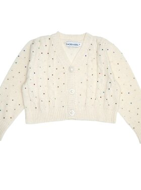 Mini Dreamers Leah Rainbow Crystal Cardigan