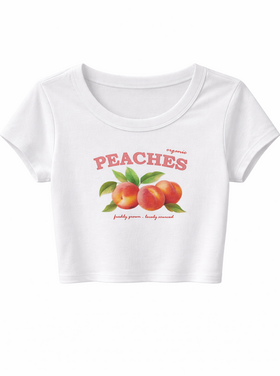 Katie J NYC Peaches Tee