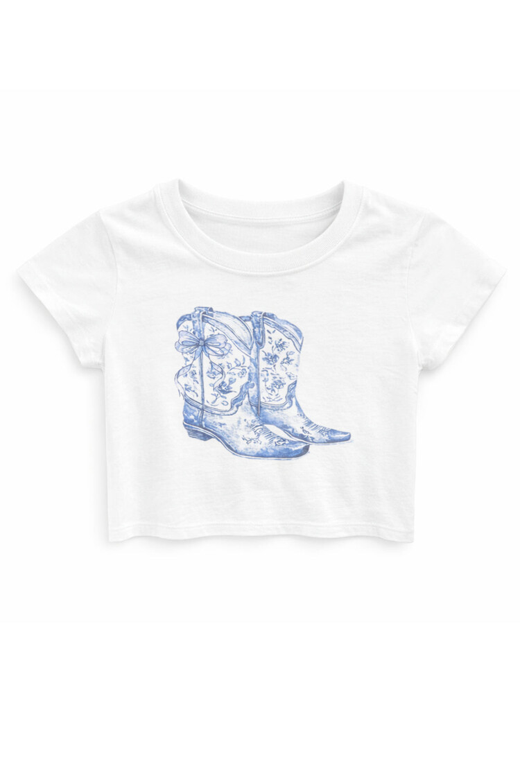 Katie J NYC Bow Boots Tee