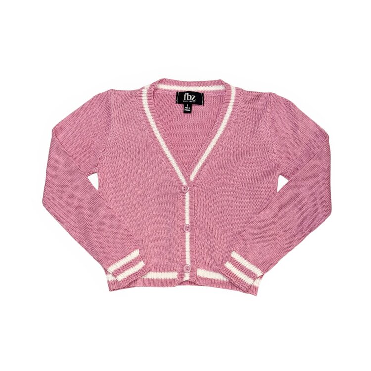 Flowers by Zoe Knit Contrast Cardigan