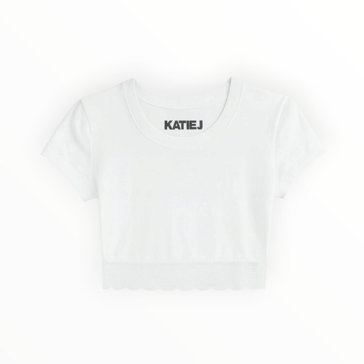 Katie J NYC Lindsay Lace Tee