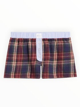 Katie J NYC Bree Plaid Flannel Shorts