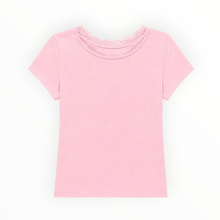 Flowers by Zoe Lace Trim Tee