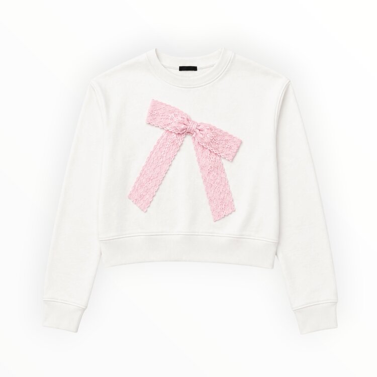 Flowers by Zoe Lace Bow Sweatshirt