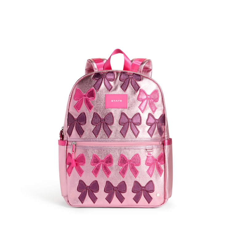 STATE Bags Patchwork Bows Metallic Kane Backpack