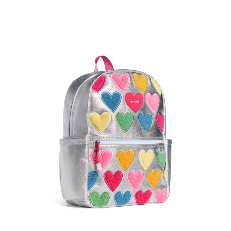 STATE Bags Happy Fuzzy Hearts Double Kane Backpack