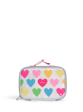 STATE Bags Metallic Fuzzy Hearts Rodgers Lunch Box