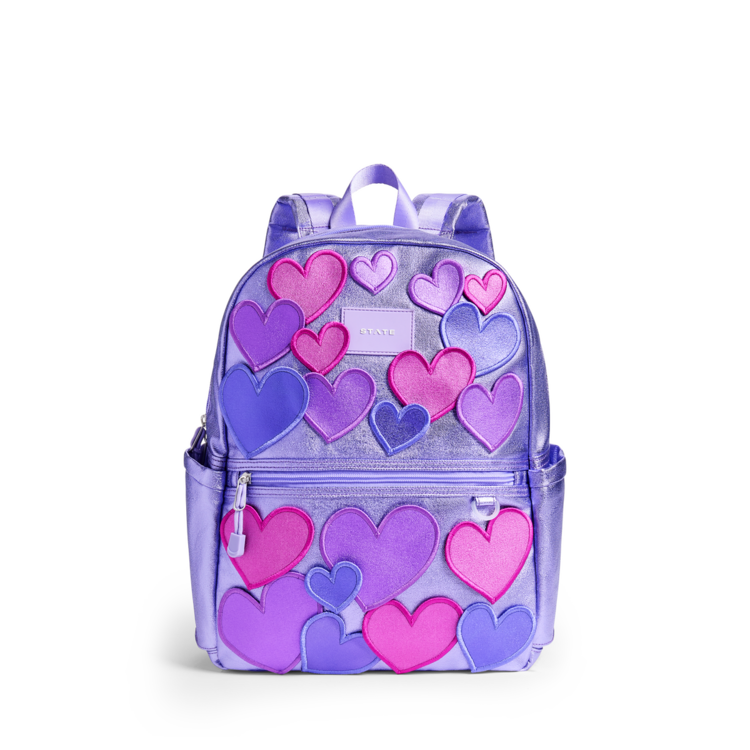 STATE Bags Metallic Hearts Double Kane Backpack