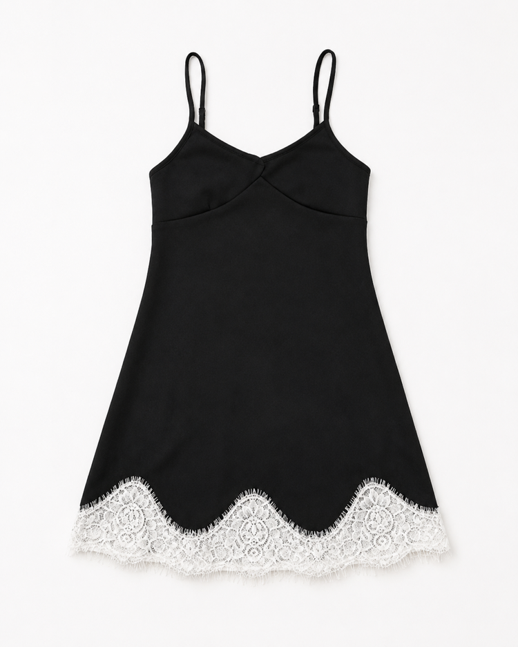Flowers by Zoe Contrast Lace Dress