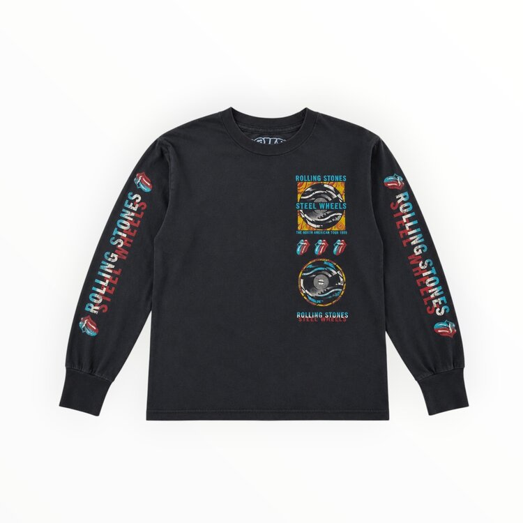 Rowdy Sprout Rolling Stones Racing Wheel LS Tee