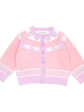 Mini Dreamers Alessia Crystal Heart Cardigan