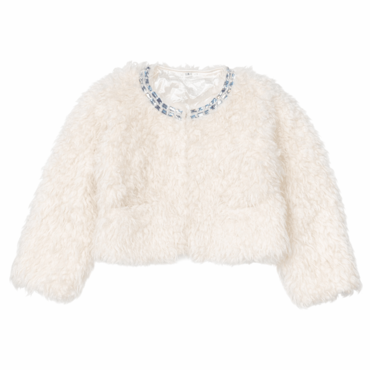 Mini Dreamers London Fuzzy Jacket