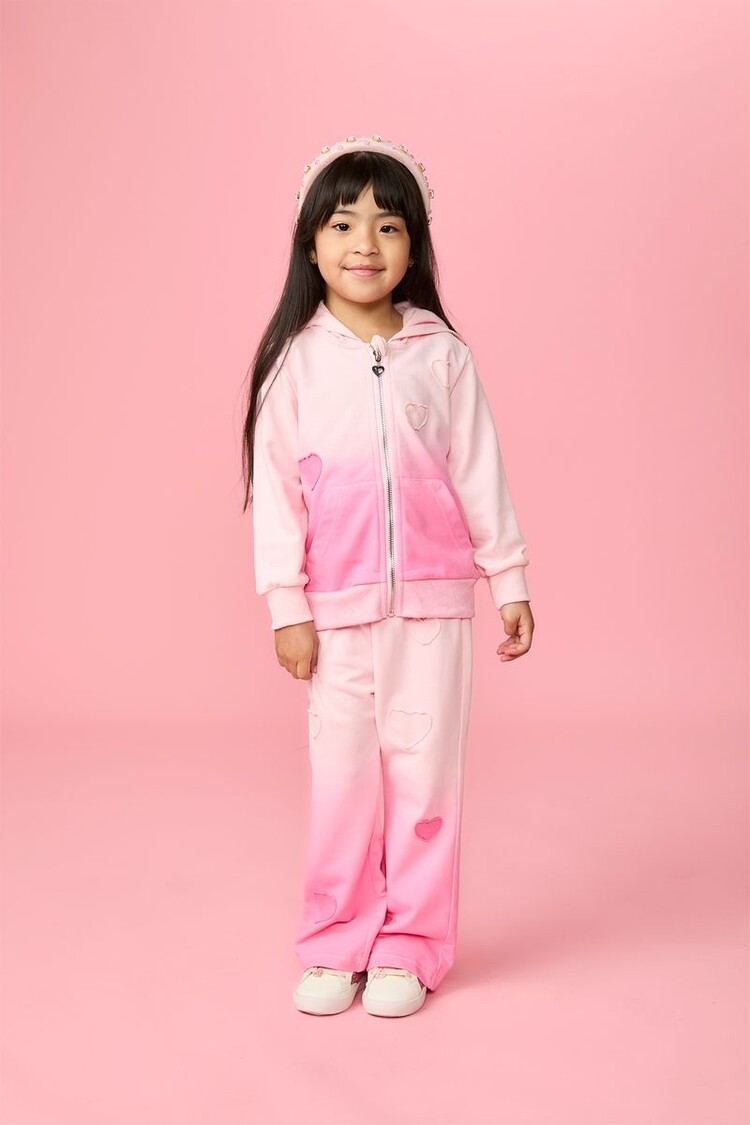 Mini Dreamers Brynn Heart Dip Dye Jogger Set
