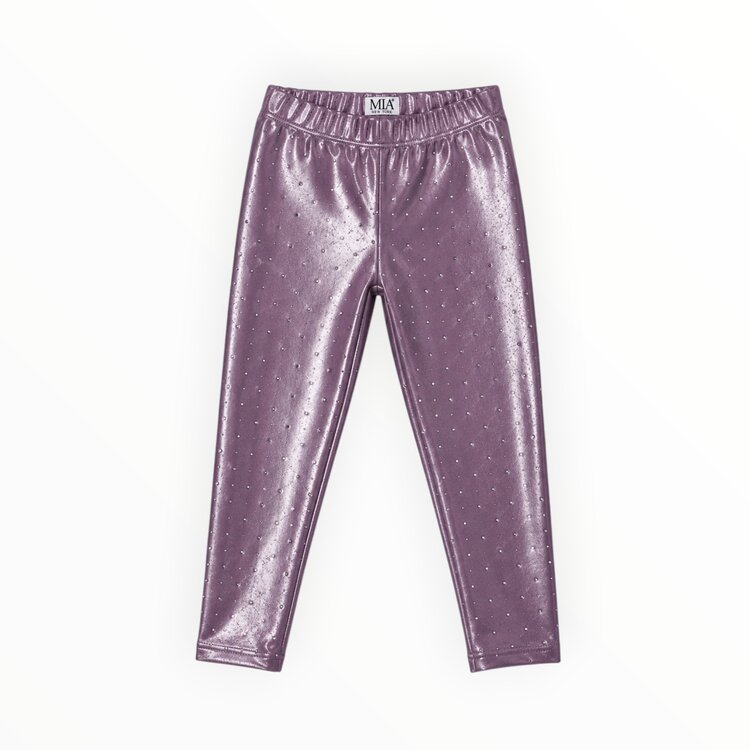 Mia New York Metallic Studded Leggings