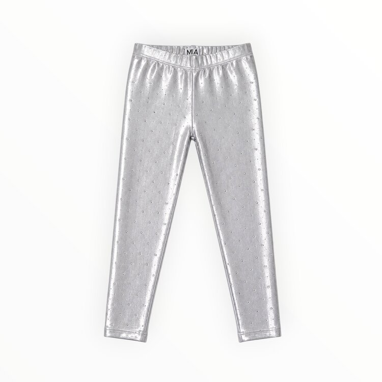 Mia New York Metallic Studded Leggings