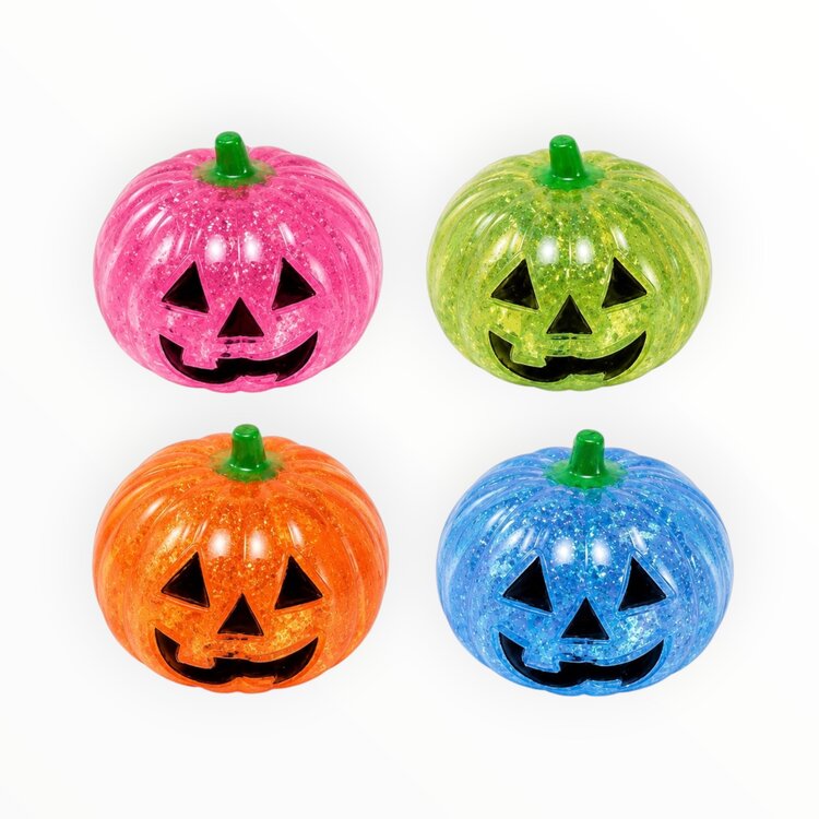 CALAKIDS XO Halloween Glitter Pumpkin Squishy