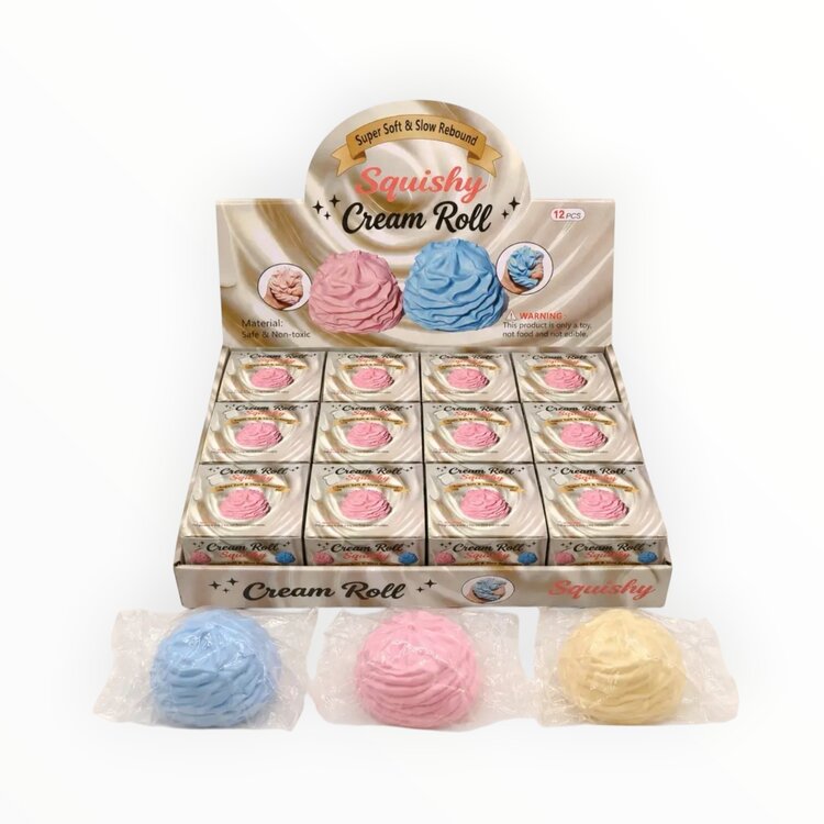 CALAKIDS XO Pastel Cream Roll Vaseline Squishy