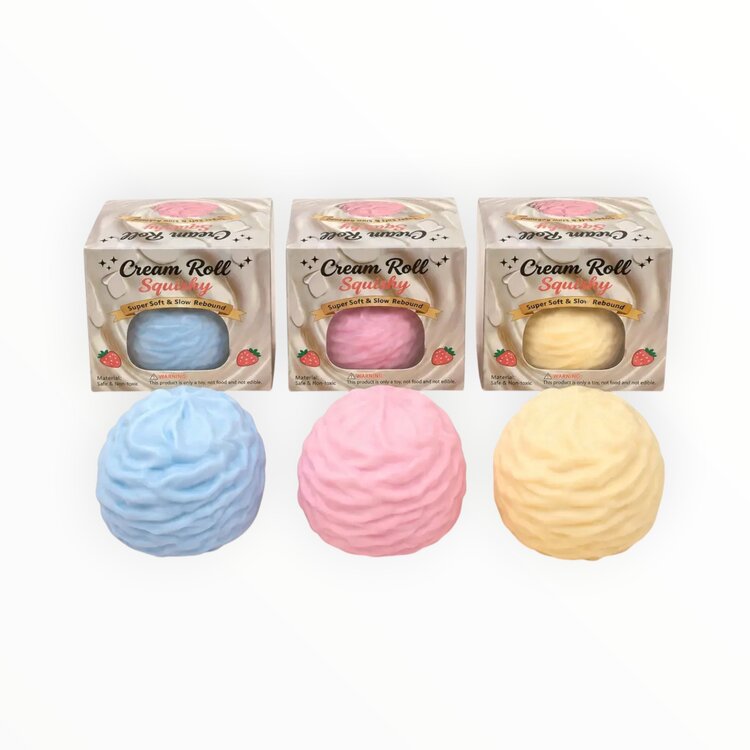 CALAKIDS XO Pastel Cream Roll Vaseline Squishy