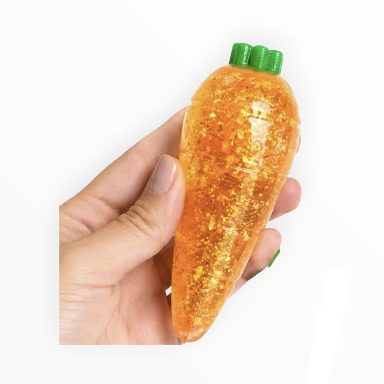 CALAKIDS XO Glitter Maltose Sugar Carrot Squishy