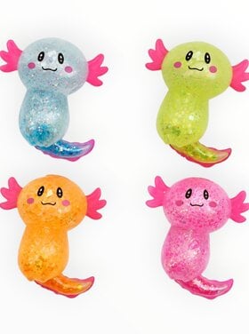CALAKIDS XO Axolotl Glitter Maltose Squishy