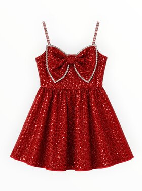 Rockwilde Sequin Bow Dress