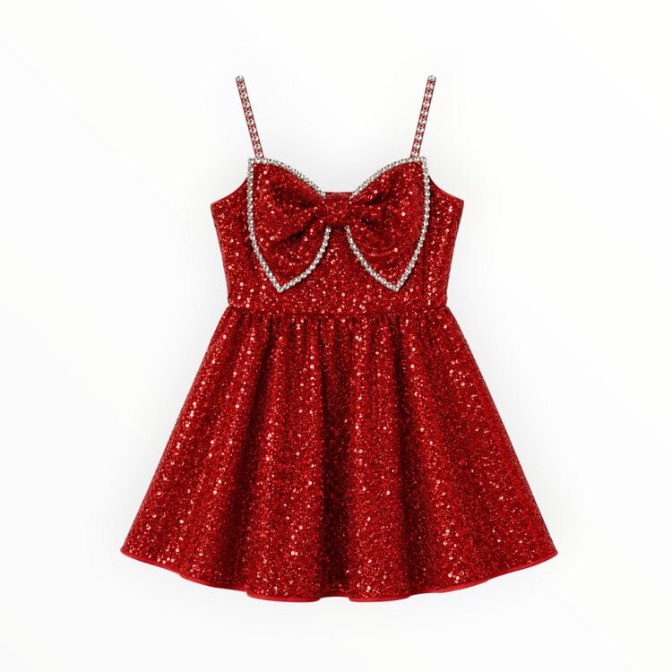 Rockwilde Sequin Bow Dress