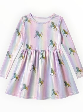 Rockwilde Unicorn Rainbow Dress