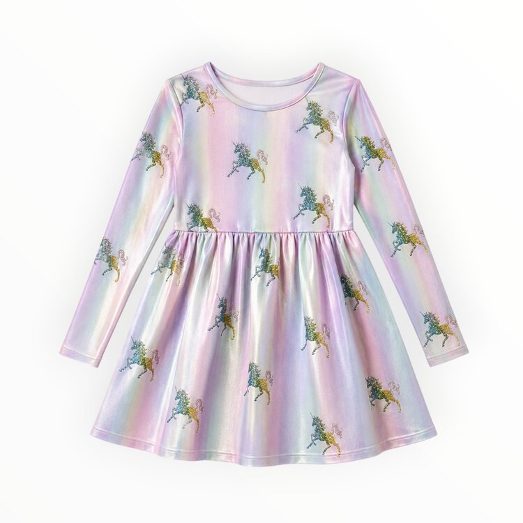 Rockwilde Unicorn Rainbow Dress
