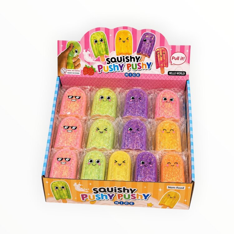 CALAKIDS XO Glitter Large Maltose Popsicle Squishy