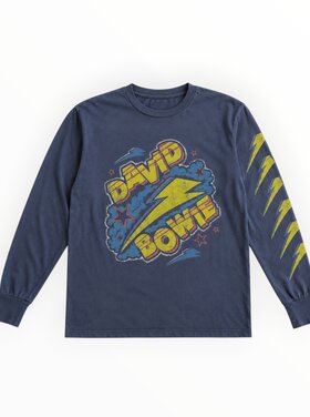 Rowdy Sprout David Bowie Bolt & Stars LS Tee