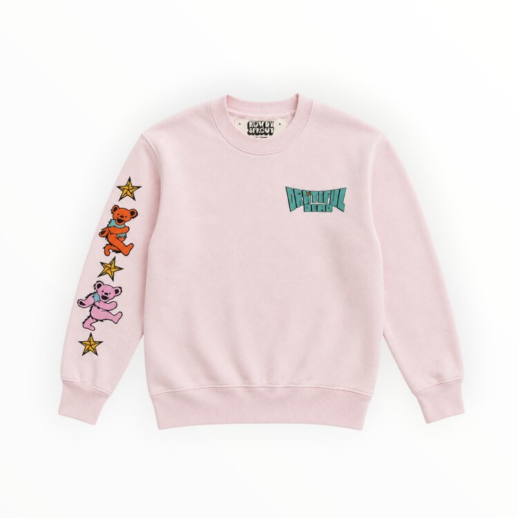 Rowdy Sprout Grateful Dead Cosmic Bears Sweatshirt