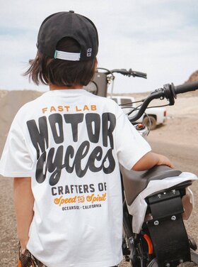 Little Trouble Fast Lab Motorcycles Tee