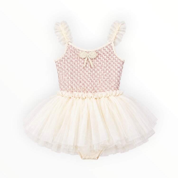 Ooh La La Couture Coco Emma Tweed Infant Onesie Dress