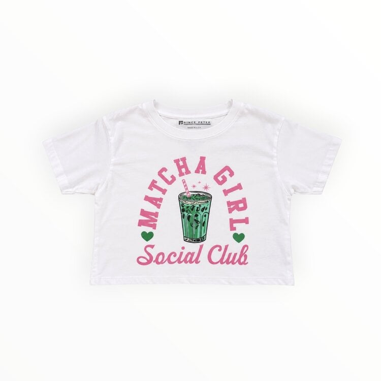 Prince Peter Matcha Social Club Crop Tee