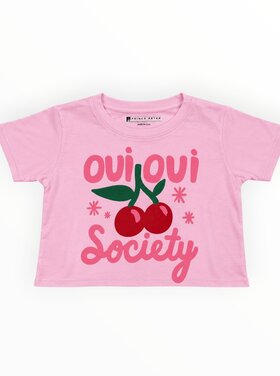 Prince Peter Oui Oui Society Crop Tee