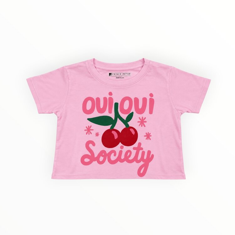 Prince Peter Oui Oui Society Crop Tee