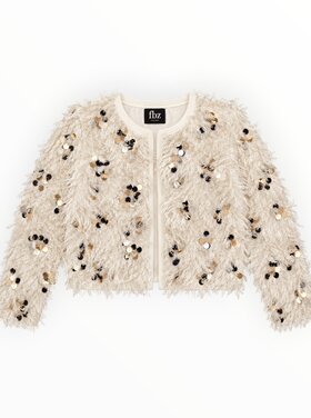 Flowers by Zoe Shag Sparkle Cardigan