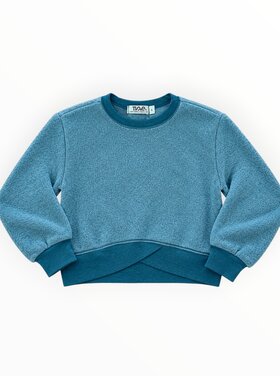 T2 Love Reverse Fleece Overlap Pullover