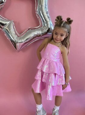 Ellie & Mila Sequin Gem Dress
