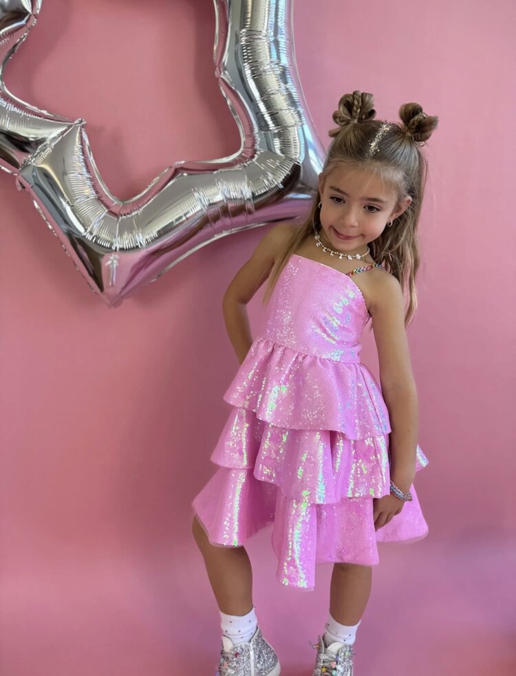 Ellie & Mila Sequin Gem Dress