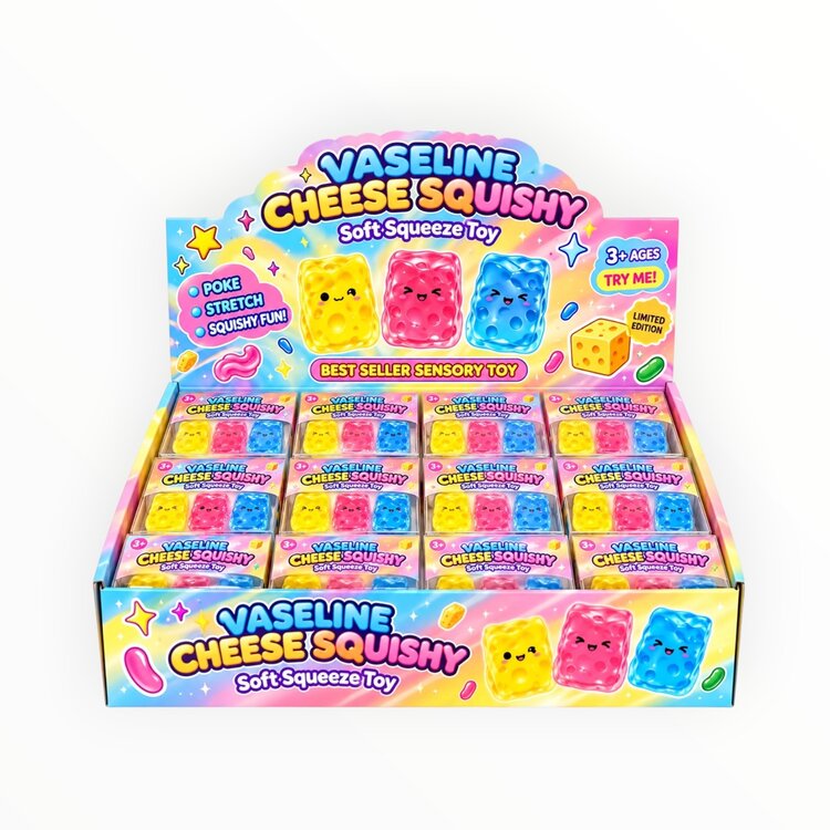 CALAKIDS XO Colored Vaseline Cheese Squishy