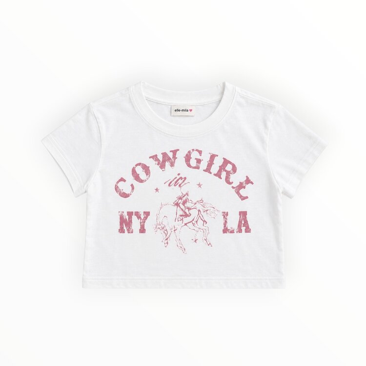 Katie J NYC Vintage Cow Girl Tee