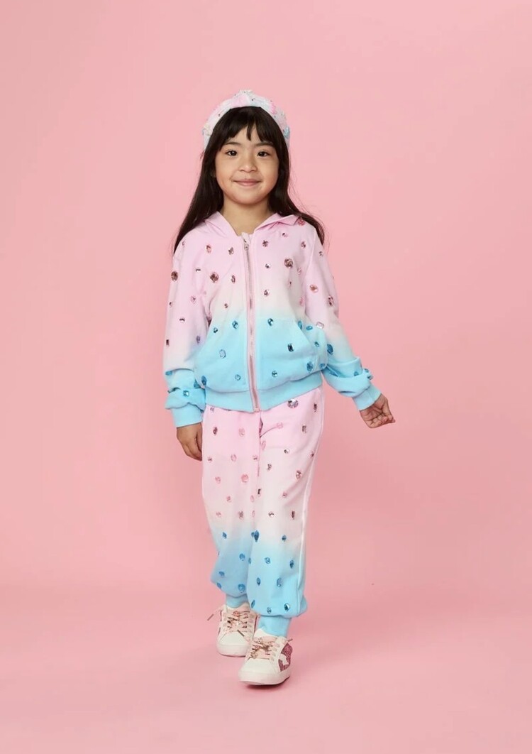 Mini Dreamers Gabby Gem Dip Dye Sweatsuit