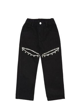 Mini Dreamers Ayla Crystal Cut-Out Jeans