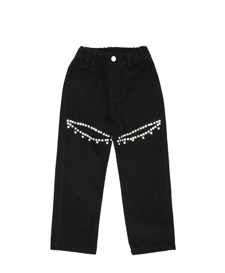 Mini Dreamers Ayla Crystal Cut-Out Jeans