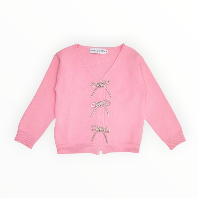 Mini Dreamers Shaylee Crystal Bow Cardigan