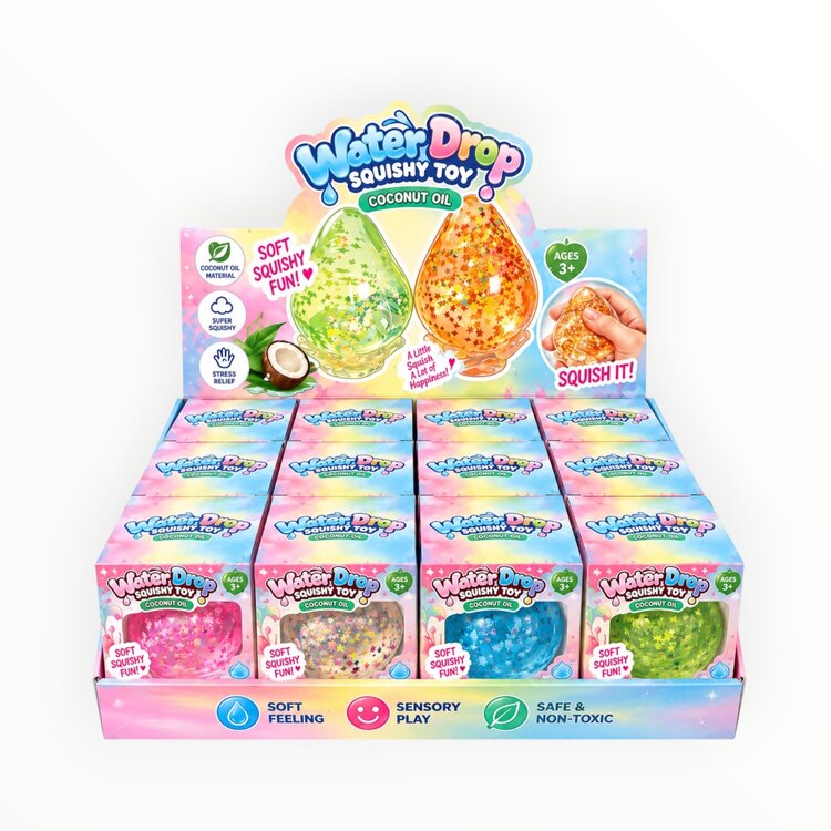 CALAKIDS XO Water Drop Coconut Oil Squishy