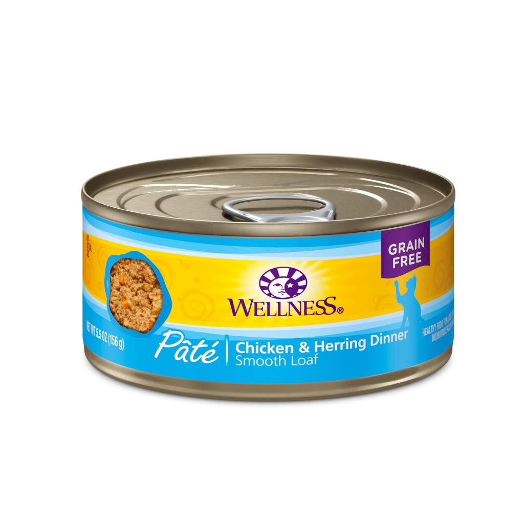 Wellness Wellness Cat Can Chicken & Herring 5oz